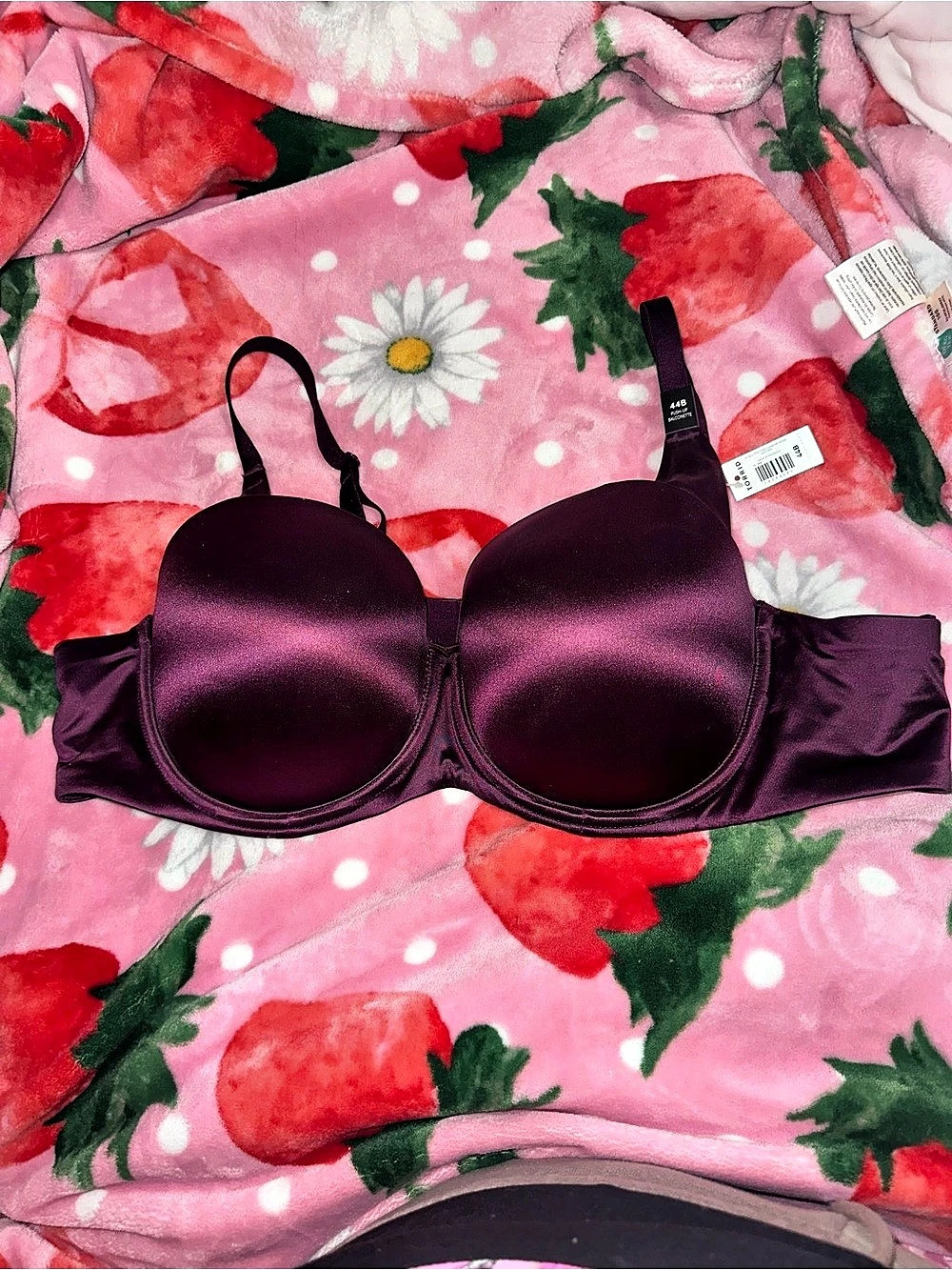 Torrid Push-Up Balconette Bra Purple 44B